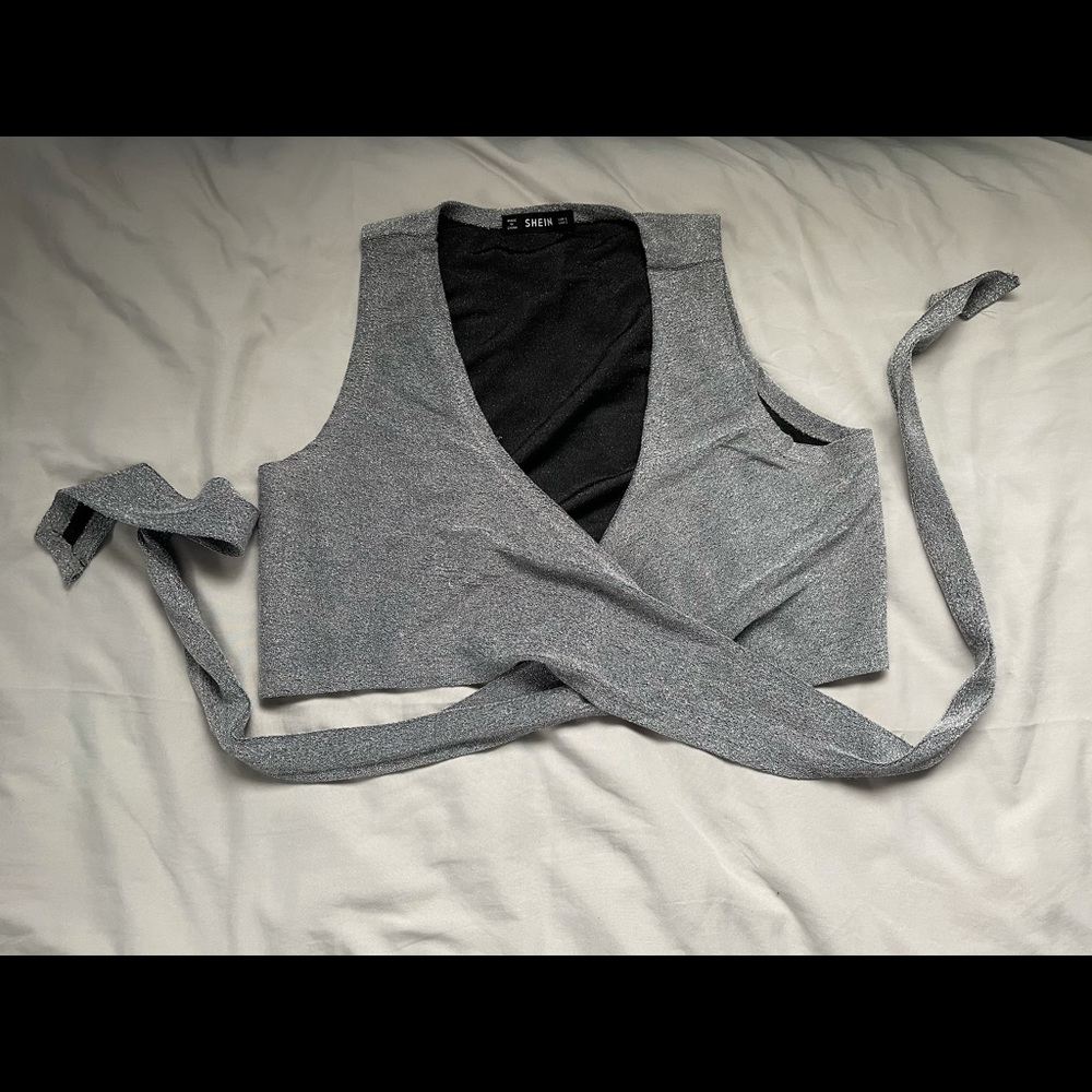 Sparkly Wrap Tanktop